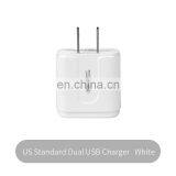 US Standard Quick Charging 2.4A Dual USB Charger Mini Portable thumbnail-2