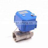 The Most Durable Mini 12V DC 3/4inch NPT Motor Electric Actuatorsolenoid 2 Way Water Ball Valve thumbnail-1