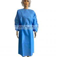 AAMI Level 3 SMS Surgical Gown EN13795 Medical Gown Disposable thumbnail-1