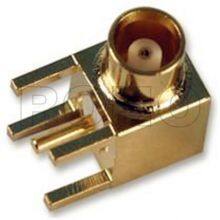 Right Angle Female Jack RF Coaxial MCX Connector for Edge PCB Mount