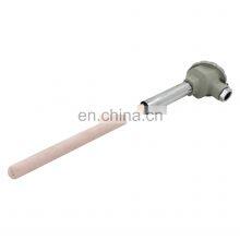 WRN122 Temperature Sensor High Temperature Thermocouple Corundum Ceramic Tube K Type 1300C,armoured Industrial Thermocouple