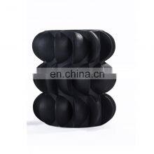 Nordic Galaxy Modern Fashion Geometric Spiral Black And White Decorative Ceramic Vase for Home Decor thumbnail-3