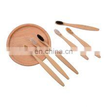 Wholesale Eco Friendly OME Logo Toothbrush Charcoal Bamboo Plant Based Bristle for Travel thumbnail-3