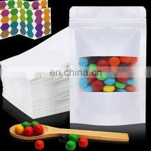 Hot Sales Colorful Food Grade Material Ecological Flat Bottom Kraft Paper Bag thumbnail-2