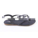 Fancy Fashion Shoes Good Quality Women Import Flat Buckle Sandals 2016 thumbnail-2