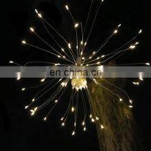 Hanging Starburst String Light 120LEDs DIY Firework Copper Fairy Garland Christmas Lights Outdoor Twinkle Lamp thumbnail-2