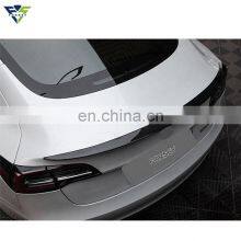 New Popular Exterior Accessories Trunk Wing ABS Rear Bumper Car Spoiler For Tesla Model Y 2019 2020 2021 2022 thumbnail-4