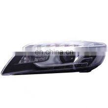 Upgrade to the Led DRL Day Running Light HID Xenon Headlamp Headlight for Audi Q7 Head Lamp Head Light 2006-2015 thumbnail-1