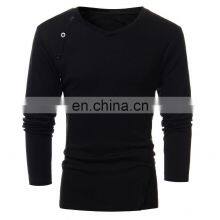 Custom Design High Quality Wholesale Price Tee Shirt Long Sleeve Polo T-Shirt for Men thumbnail-1