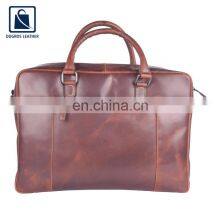Indian Supplier of Hot Selling Premium Quality Luxury Stylish and Modern Look Genuine Leather Laptop Bag for Sale thumbnail-4