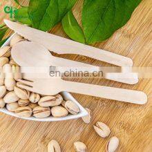 Yada Natural Disposable Wood Cutlery Restaurant Catering Tableware Utensils Knife Fork Spoon thumbnail-1