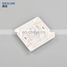 Factory Wholesale Telecommunication Ethernet Cable 1 Port Network Face Plate thumbnail-4