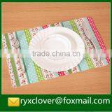 PP Plastic Waterproof Colorful Placemat Table Dish Mat thumbnail-2