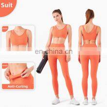 New Mesh Double Strap Women Sports Bra Recycle Fabric One Shoulder Sports Bra Support OEM thumbnail-3