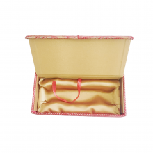 Red Color Song Brocade Box Package Jewelry Box Handicraft Gift Box Artwork Painting Calligraphy Scroll Box thumbnail-4
