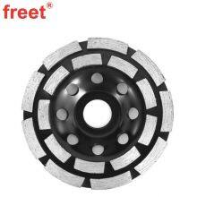 D100mm~230mm Diamond Double Row Grinding Cup Wheels for Concrete Stone thumbnail-3