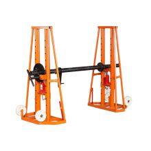 Heavy-Duty Elec-Hyd Cable Pay-Off Rack | 5T Cap, Steel, Global Use thumbnail-3