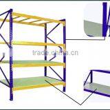 High Gloss Metal Furniture Double Side Storage Rack 4 Tier Iron Shelf Quality Choice thumbnail-2