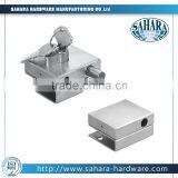 FT-55 High Quality Frameless Glass Door Electric Door Lock, Stainless Steel Sliding Door Locks, Sliding Glass Door Lock thumbnail-1