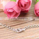 Ladies Sterling Silver Fancy Diamond Necklace Designs for Women Simple Elegant Wedding Dress Set thumbnail-3