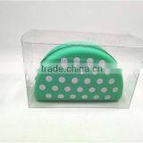Top Quality Unique Zipper Design Wallet Plastic Coin Pocket Soft Rubber Coin Purse thumbnail-2