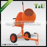 Construction Machine Move Handle 260L Portable Diesel Concrete Mixer
