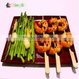 Disposable Bamboo Skewer With Handle for Bbq With High Quality