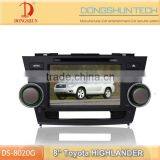 8 Inch Touch Screen Toyota HIGHLANDER DVD GPS With TV,RADIO Bluetooth