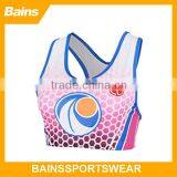 Custom Sublimation Ladies Sports Bra Top thumbnail-1
