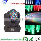 36PCS 3W LED Mini Disco Moving Head Beam Stage WasH Light