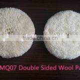 Metal Buffing Natural Wool Double Side Diamond Polishing Pad thumbnail-4