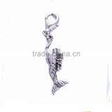 OEM Antique Silver Sea Life Jewelry Beauty Fish Mermaid Charm for Bracelet