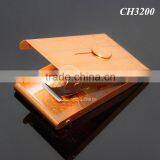 Push Up Push Down Button Folding Anodizing Gold Aluminum Knurling Business Metal Automatic Card Holder