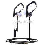 New Hot Sele Metal Bass Headphones With Mic Wired Control Ear-hook Sport Headphone thumbnail-4