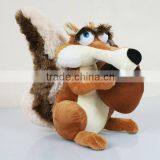 OEM Stuffed Toys Factory/Cute Squirrel Scott Plush Toy Custom