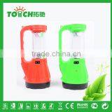 2 in 1 LED Portable Light Plastic Portable Camping Light Solar Rechargeable Lantern Lamp Torch thumbnail-4