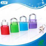 2015 AJF Hot Selling Newest Love Rectangular Colorful Aluminium Padlock Quality Choice