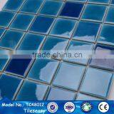 New Design Blue Color Mosaic for Swimming Pools Price thumbnail-5