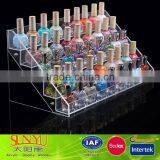 5 Layers High Transparent Acrylic Nail Polish Display Holder For Promotion Quality Choice