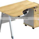 metal frame wooden office ergonomic desk