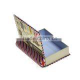 Metal Material Book Shaped Package Tin Box for Money
