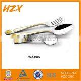 Latest Design Gold Plated Stainless Steel Attractive Cutlery Set