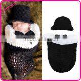 2015 Handmade Crochet Lovely Newborn Baby Boy Outfits Photo Props thumbnail-1
