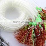 The New 2016 Japan Fishing Hooks 25pcs/1 Bag Longline Traces Flasher Tubing Hook 50cm Fishhook Lure Hook for Fishing thumbnail-2