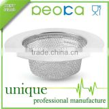 High quality large funnel drain kitchen sink trap mesh sieve