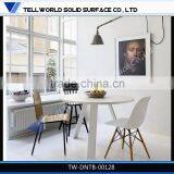 Grey Dining Room Furniture 8 Seats Acrylic Dining Table Chairs thumbnail-6