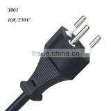 Swiss Power Cord Sev Standard 3 Pin ac Power Cord