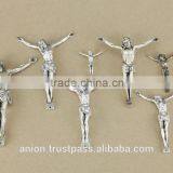Metal Jesus Christ Crucifix for Olive Wood Crosses Large Size thumbnail-3