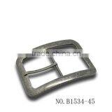 Antique Silver Plated Buckle for Fabric Belt Buckle