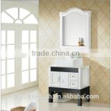 HM-129(ABS)floor standing cabinet ceramic basin classical design